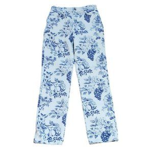 Reformation Women's Cynthia Blue Toile Denim Jeans Size 25 Button Fly High Rise